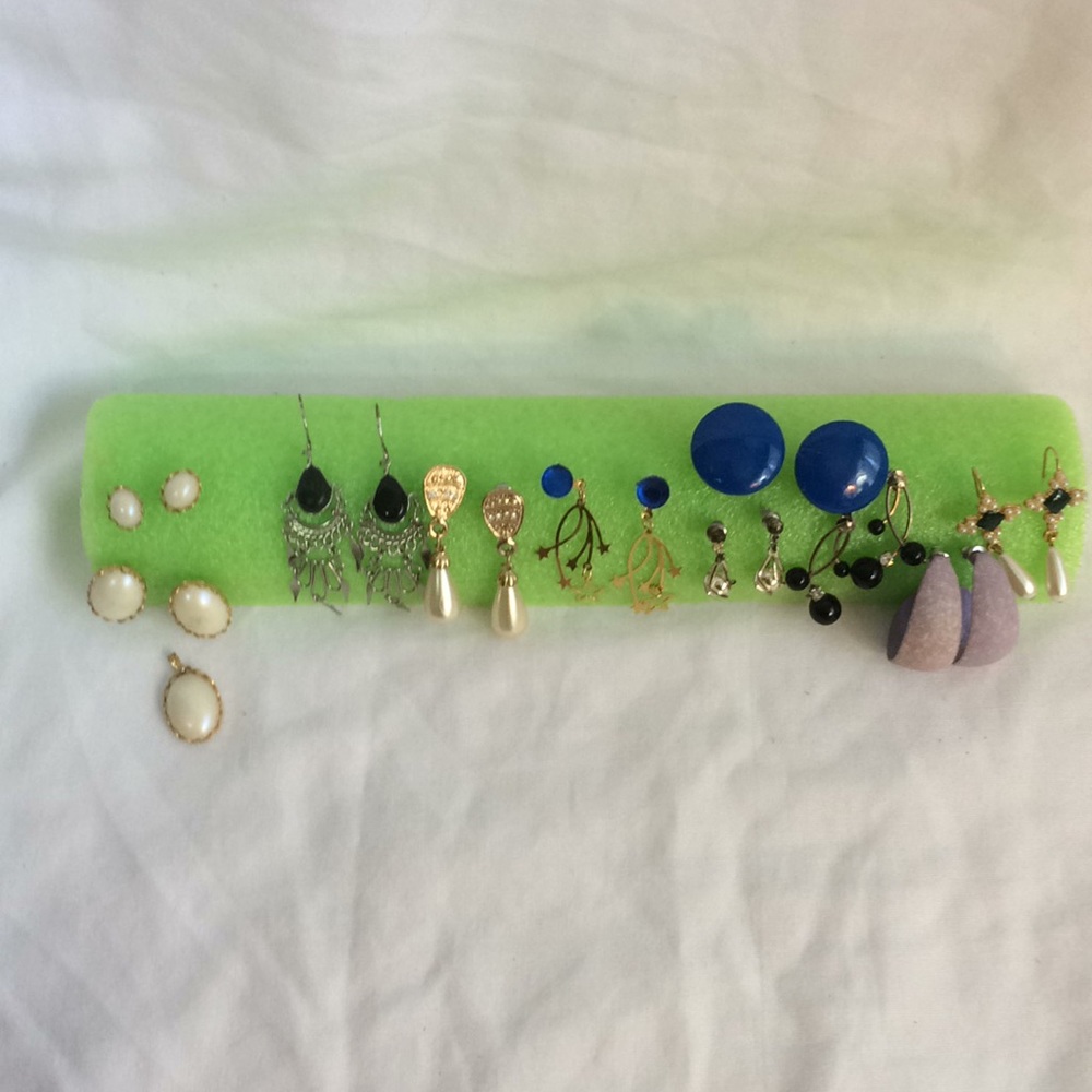 10 pair of earrings